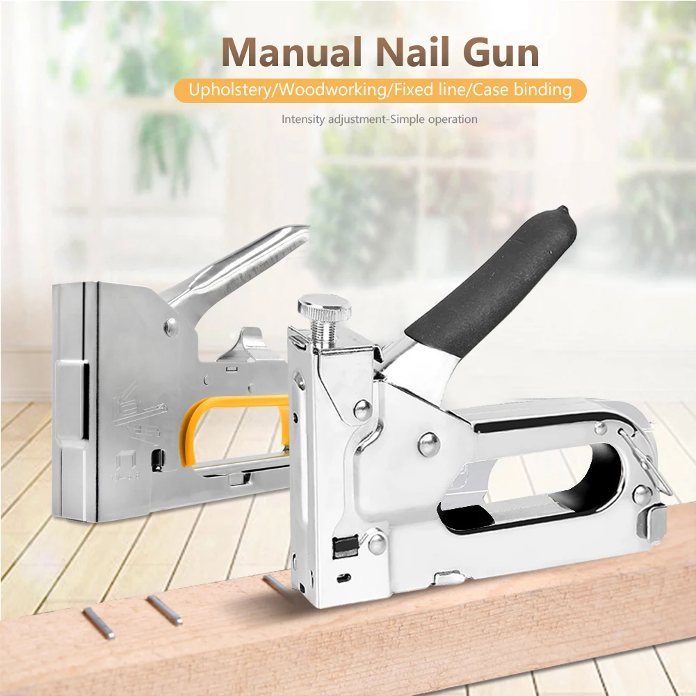 

Heavy Duty U/T/Door Type Nail DIY Tools Construction Furniture Stapler Gun Nailer Puller Upholstery Carpentry Home Decoration