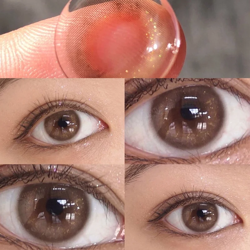 Цветные контактные линзы Mill creek для глаз при близорукости ежегодное