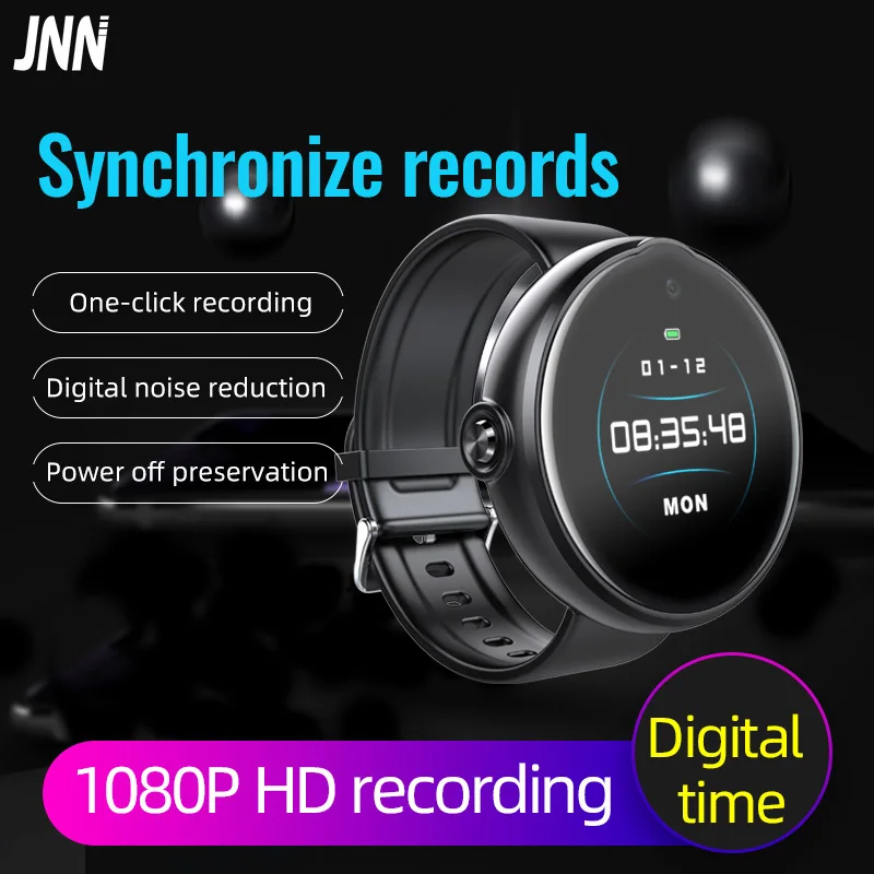

HD1080P Potable Outdoor Security Sports Cam Digital Time Camcorder Micro Small Cam Watch Video Vioce Recorder Mini Clock Camera