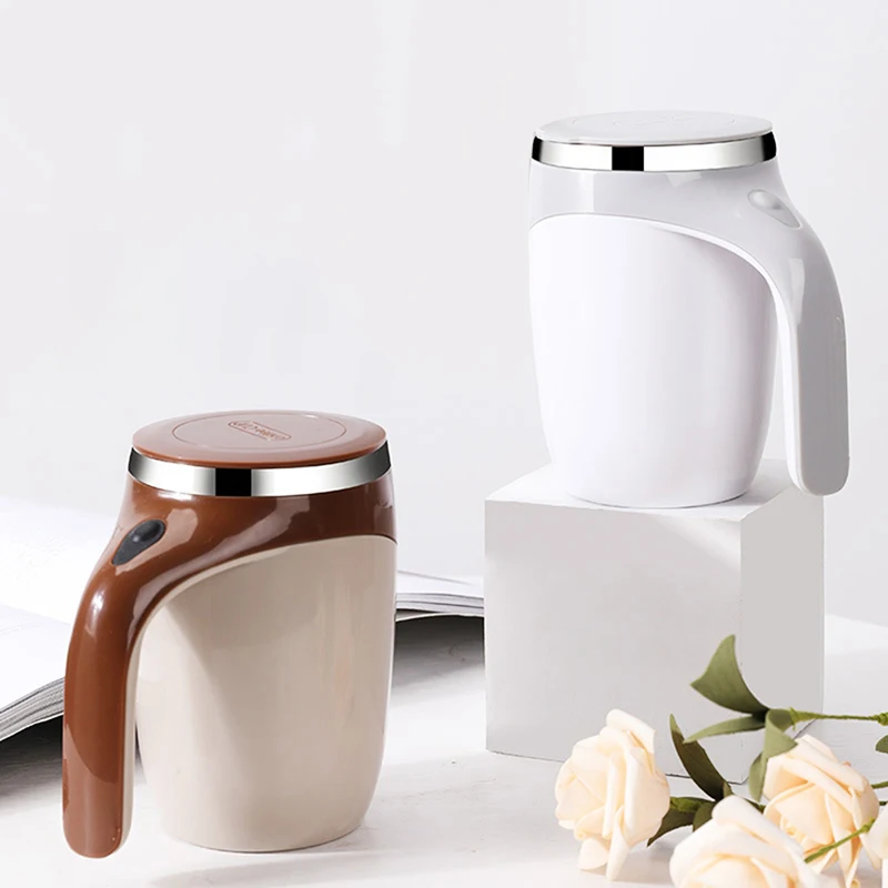 

Автоматическая Магнитная чашка-термос, чашка из нержавеющей стали для смешивания кофе, умный миксер, перезаряжаемая Термочашка
