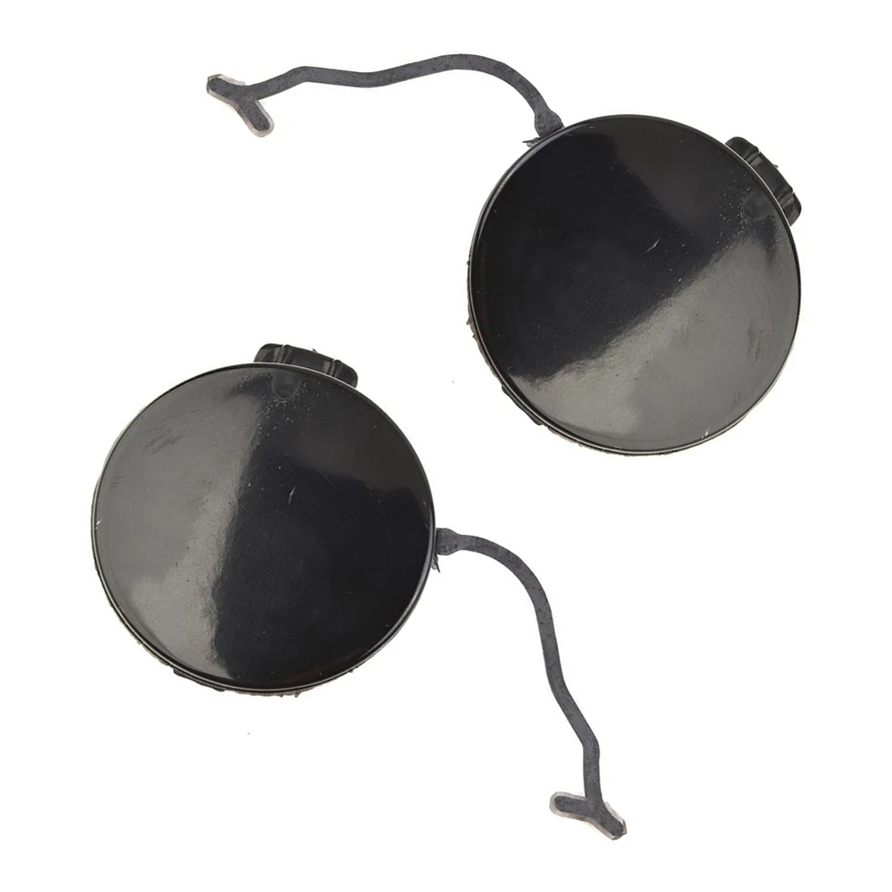 

Direct Replacement Car Trailer Cover Accessories Hook Cover Cap 2PCS 95850515600 ABS Plastic Black For Porsche