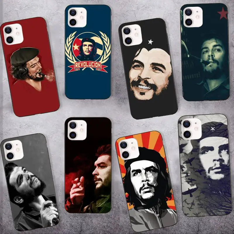 

Che guevara Smoking Guevara Cigar leader Phone Case for iPhone 11 12 13 Mini Pro Max 8 7 6 6S Plus X 5 SE 2020 XR XS Funda Case