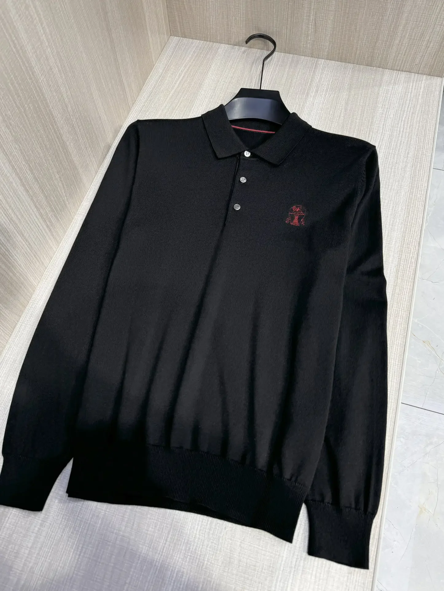 BILLIONAIRE SIJITONGDA Новейший мужской вязаный свитер с длинными рукавами и вышивкой на