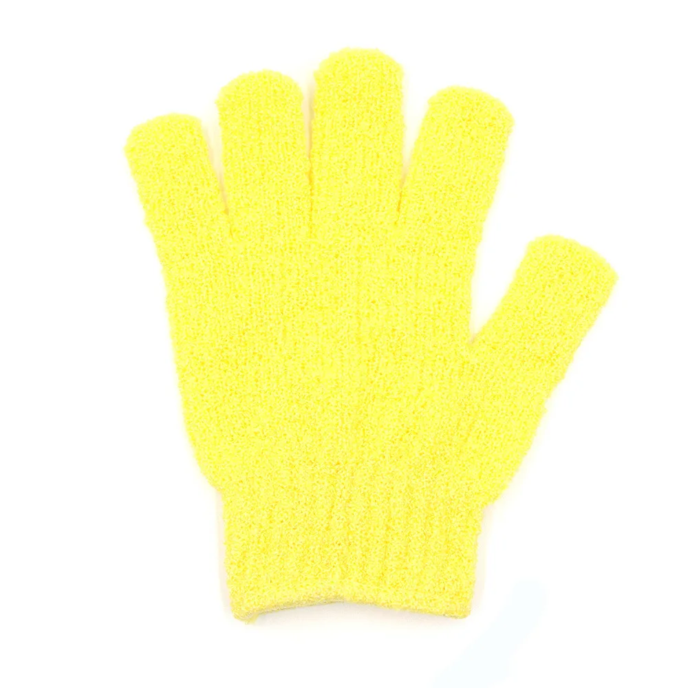 A Pair of Gloves  Shower Peeling Exfoliating Mitt Scrub Glove Back Skid Resistance Body Moisturizing Spa Bath Glove