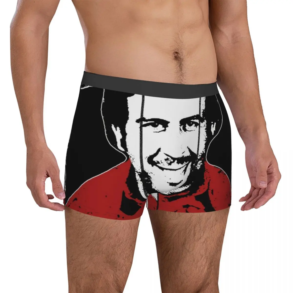 

Трусы-боксеры мужские большого размера, с карманом