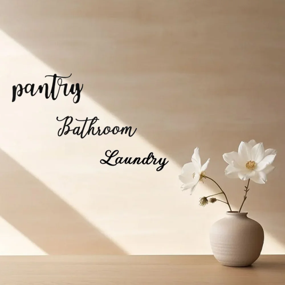 Деревенский Деревянный Дверной Знак С Алфавитным Дизайном