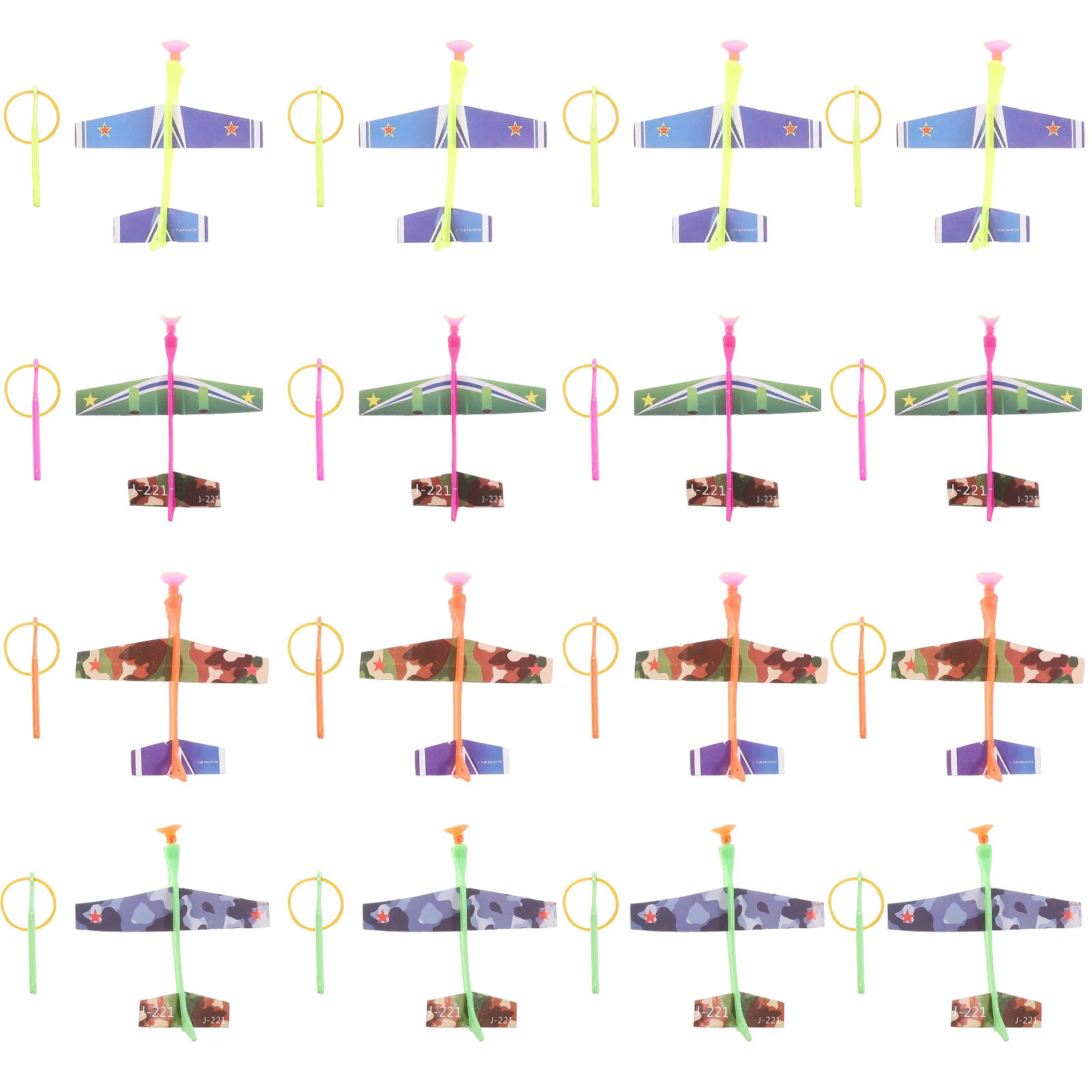 

30 Pcs Elastic Slingshot Kid Outdoor Toys Plane Simulation Airplane Planes Kids Interactive Catapult Finger DIY Foams