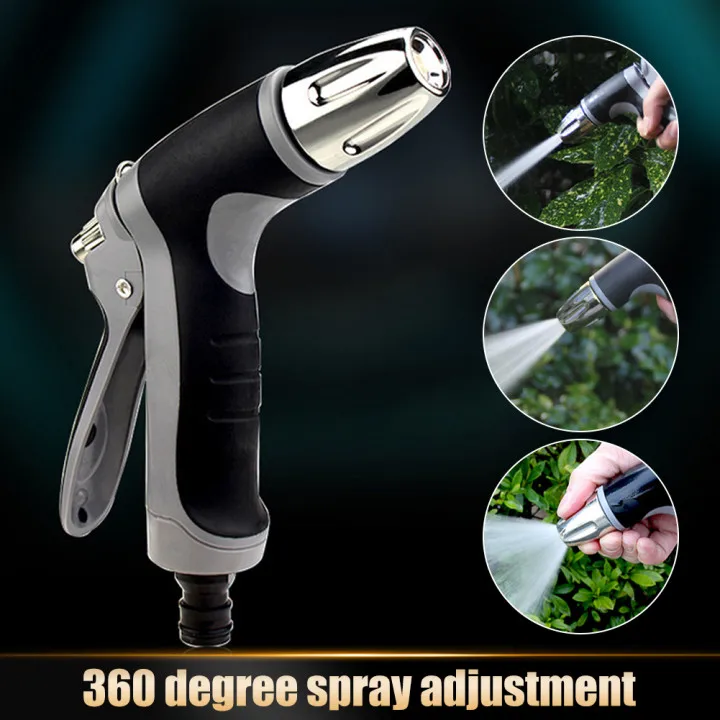 

Adjustable High Pressure Washer Gun 3 Patterns Car Wash Machine Garden Watering Hose Nozzle Sprinkler Universal Car Washing Kit