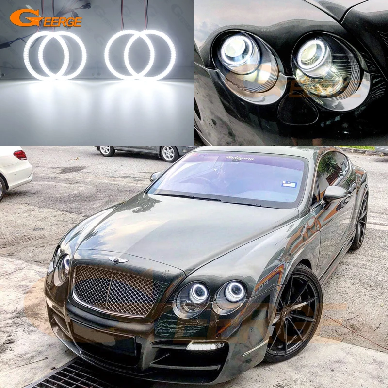 

Для Bentley Continental GT GTC 2003-2010 ультра яркий SMD светодиодный ангельские глазки набор колец Дневной светильник аксессуары для стайлинга автомобиле...