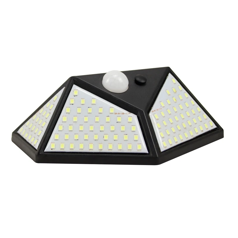 

4-сторонний светильник с пассивным инфракрасным датчиком движения, фонарь с питанием от солнечной энергии для дома и сада, Индукционная нас...