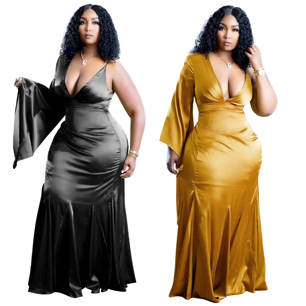 

Платье женское короткое однотонное с коротким рукавом, пикантное вечернее облегающее, большие размеры 4XL, на лето