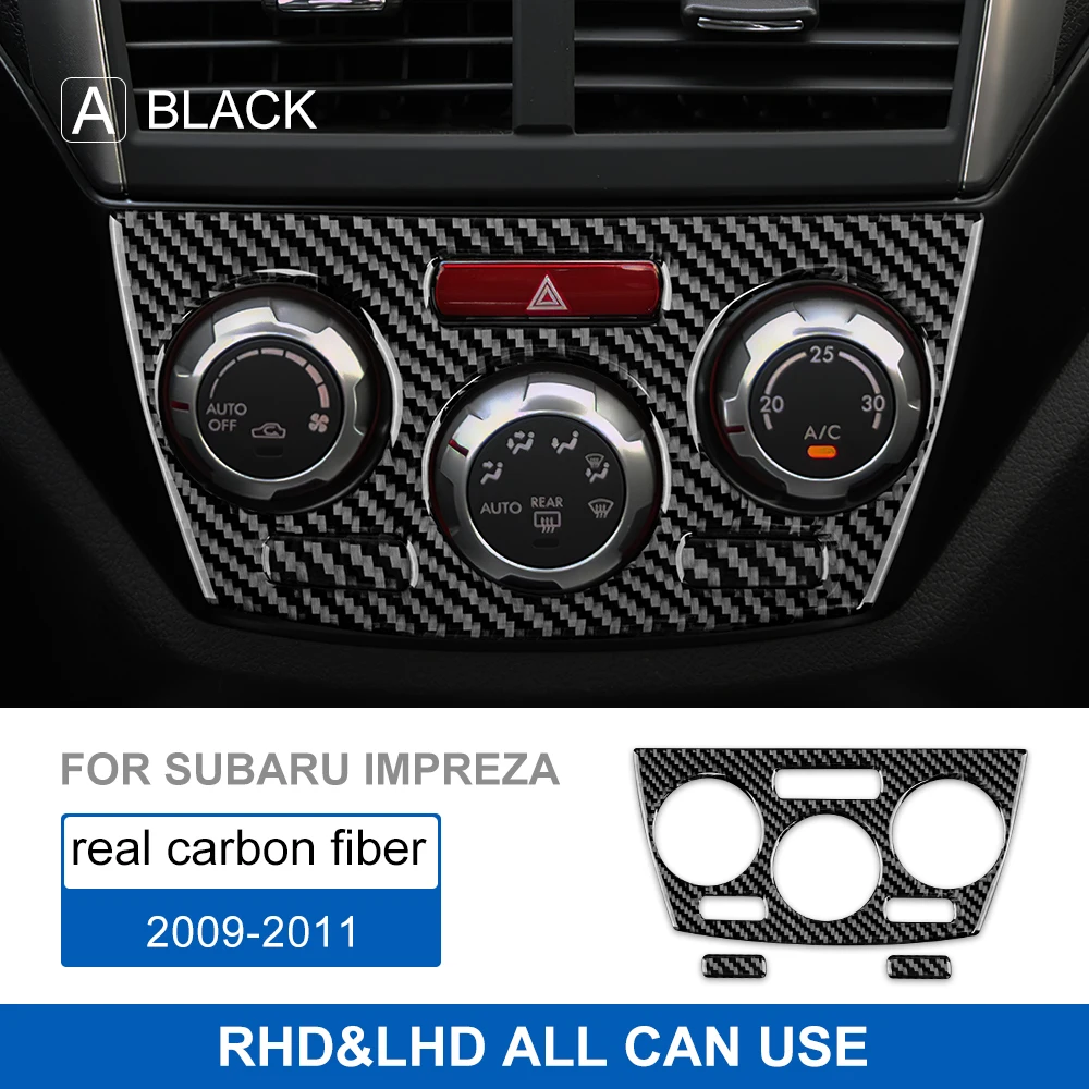 

Автомобильный Кондиционер из углеродного волокна для Subaru Impreza 2009 2010 2011, аксессуары для кондиционера, внутренняя отделка