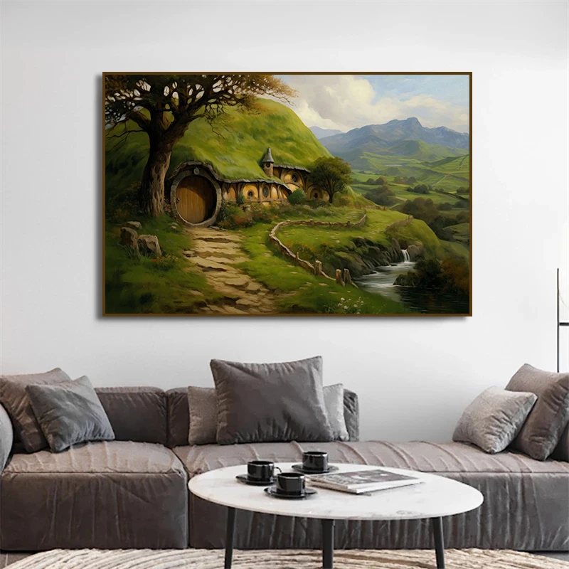 Картина на холсте H-Hobbit House