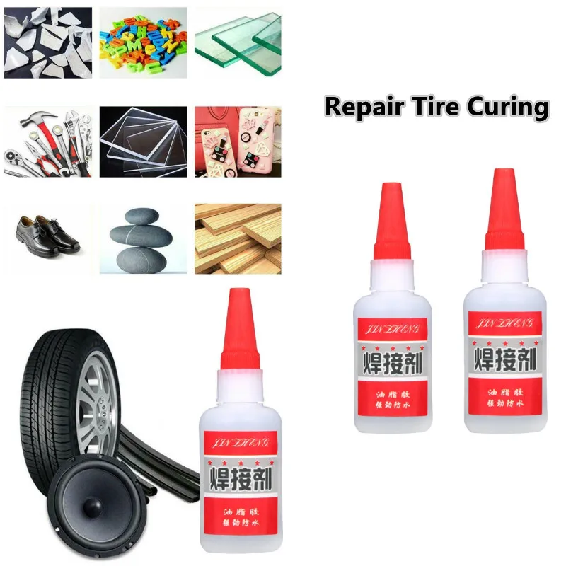 

20g Mighty Tire Repair Glue Welding Agent Fast Repair Curing Universal Plastic Wood Metal Rubber Tire Repair Glue Super Glue