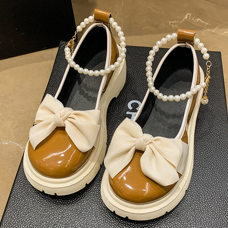 

Женские туфли-оксфорды на плоской подошве, из ПУ кожи