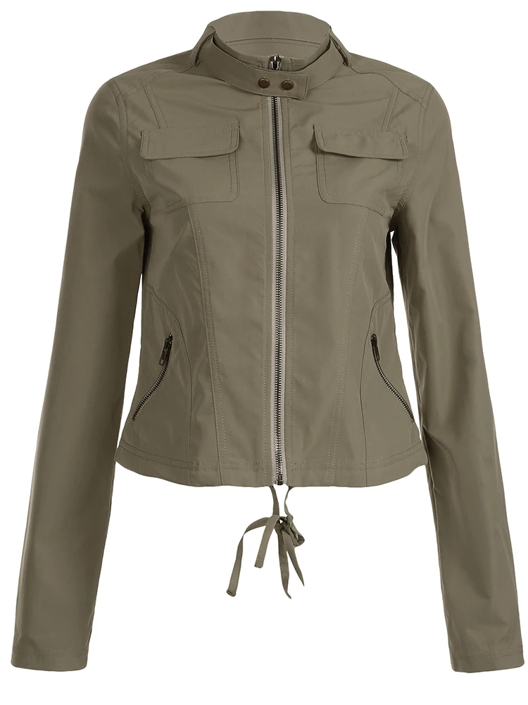 Женская винтажная куртка-карго Rockmore однотонная уличная куртка на молнии с