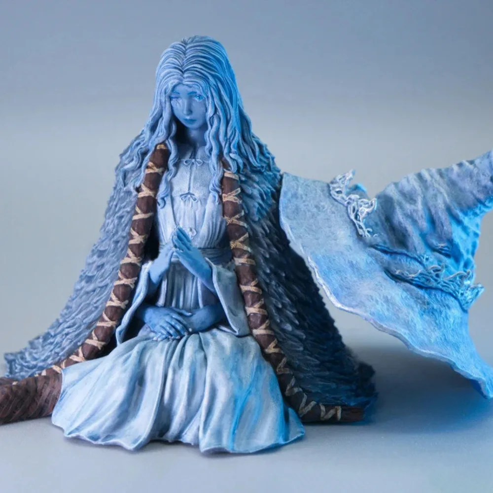 

Witch Lanny Smurf Holy Maiden Desktop Statue Frozen Witch Four-handed Bookcase Resin Ornament Ornaments