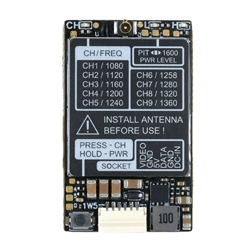 Приемник FPV 1 3G 6 Вт Модуль передачи Lmage + антенна для деталей RC Drone