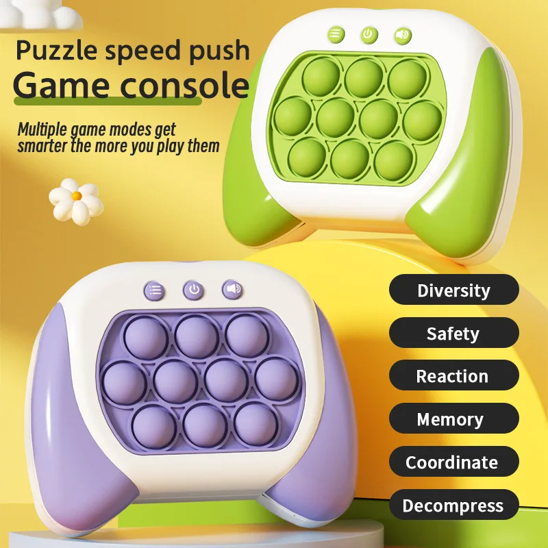 

Popular Quick Push Game Machine Decompress Press and Play Mouse Killing Pioneer Children's Puzzle Interactive Toy Gifts