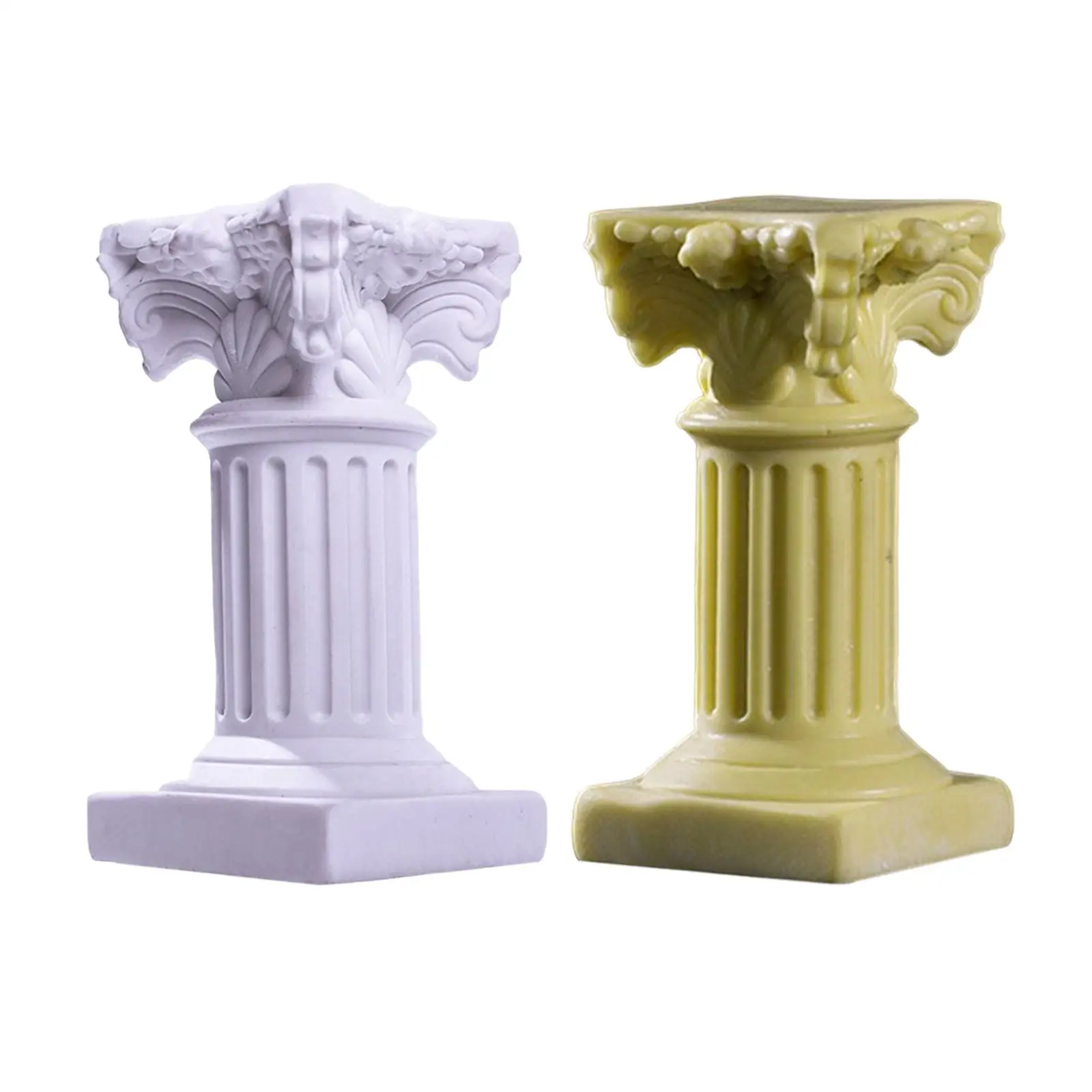 Sculpture Figurine Greek Column For Table Scene Decor Gift Photo Prop