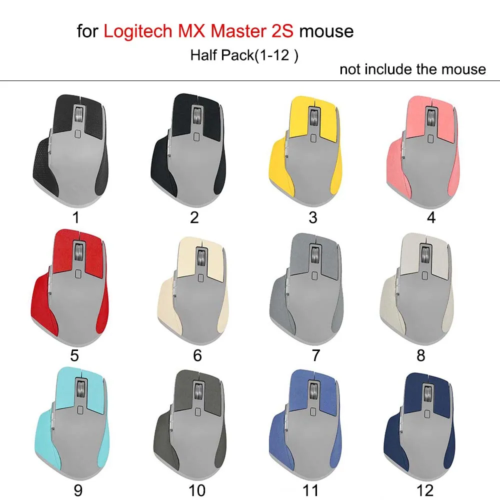 

Mouse Sticker Skin for Logitech MX Master 2S Decoration Anti-slip Stickers Grip Tape Skate Gaming Mouses Accessories