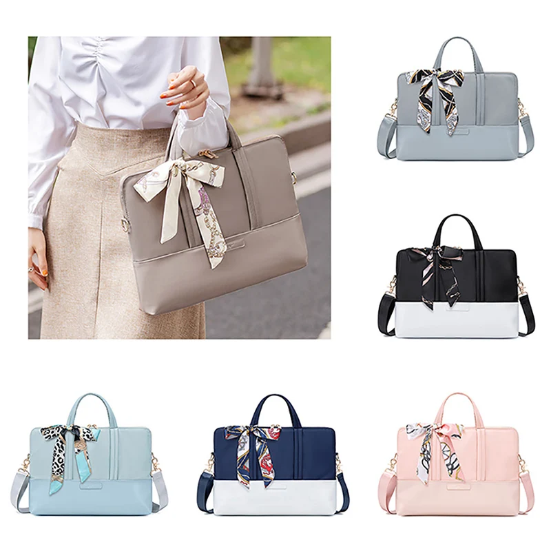 Fashion Laptop Bag 13.3 14 15.6Inch Notebook Shoulder Case For Macbook Air Pro Cover Sleeve Handbag Women Men Briefcase
