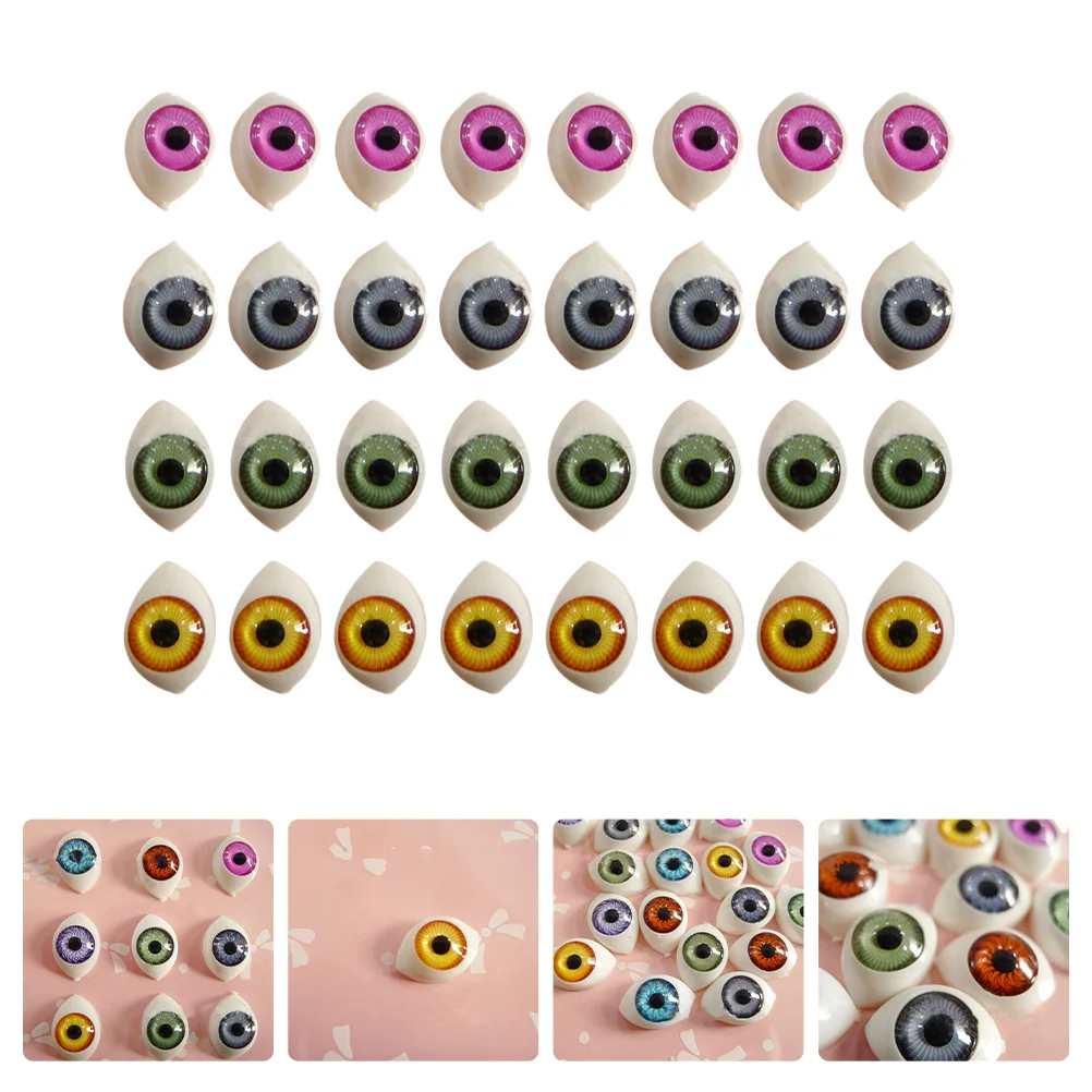 

100 Pcs Horror Eye Props Bidoof Plush Halloween Supply Supplies Tricky Toy Ship Type Plastic Eyeballs Realistic Eyes Simulation