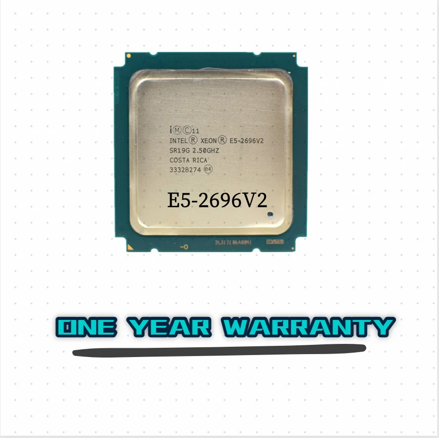 Intel-procesador de CPU Xeon E5 2696 V2, 2,5 GHz, 12 núcleos, 24 hilos, 30M, 115W, LGA 2011, E5, 2696v2