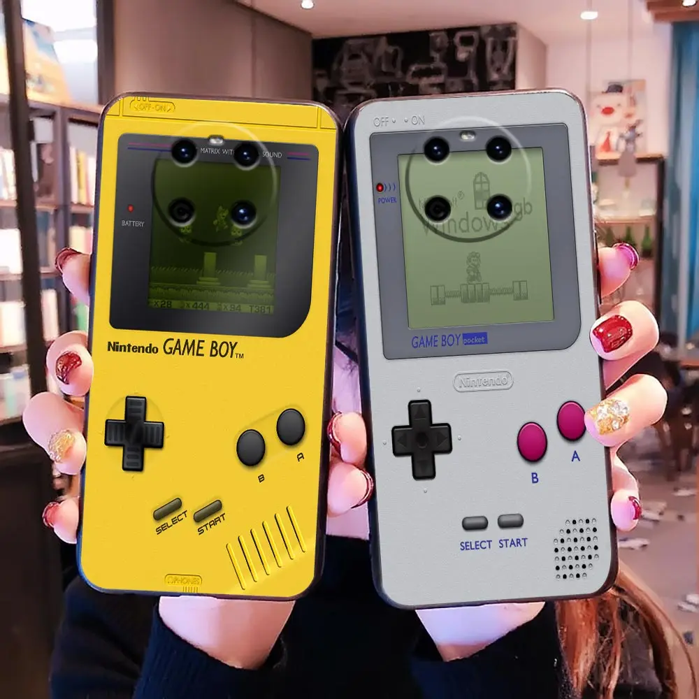 Классический чехол для телефона модели Game-Boy HUAWEI P50 P40 P30 P20 P10 P9 P8 MATE 30 20 20X 10 9 8 из ТПУ