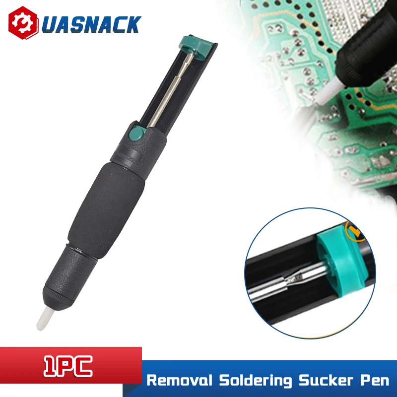 

Plastic Powerful Desoldering Pump Suction Tin Vacuum Soldering Iron Desolder Gun Soldering Sucker Pen Removal Hand Welding Tools