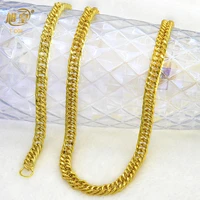 xuhuang dubai 24k gold plated necklace bracelet jewelry set for women arabic indian hawaiian wedding choker set gifts wholesale