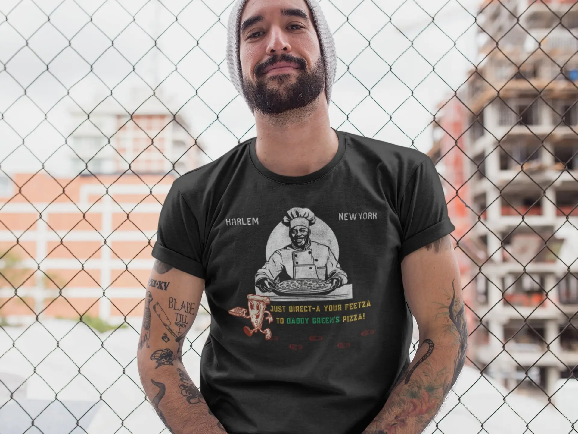 Футболка Прямая поставка Your Feetza to Daddy Green's Pizza Tribute The Last Dragon for Gen X Xennial