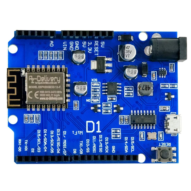 5 X D1 плата Nodemcu ESP8266MOD-12F Wifi модуль, совместимый с Arduino от AliExpress WW