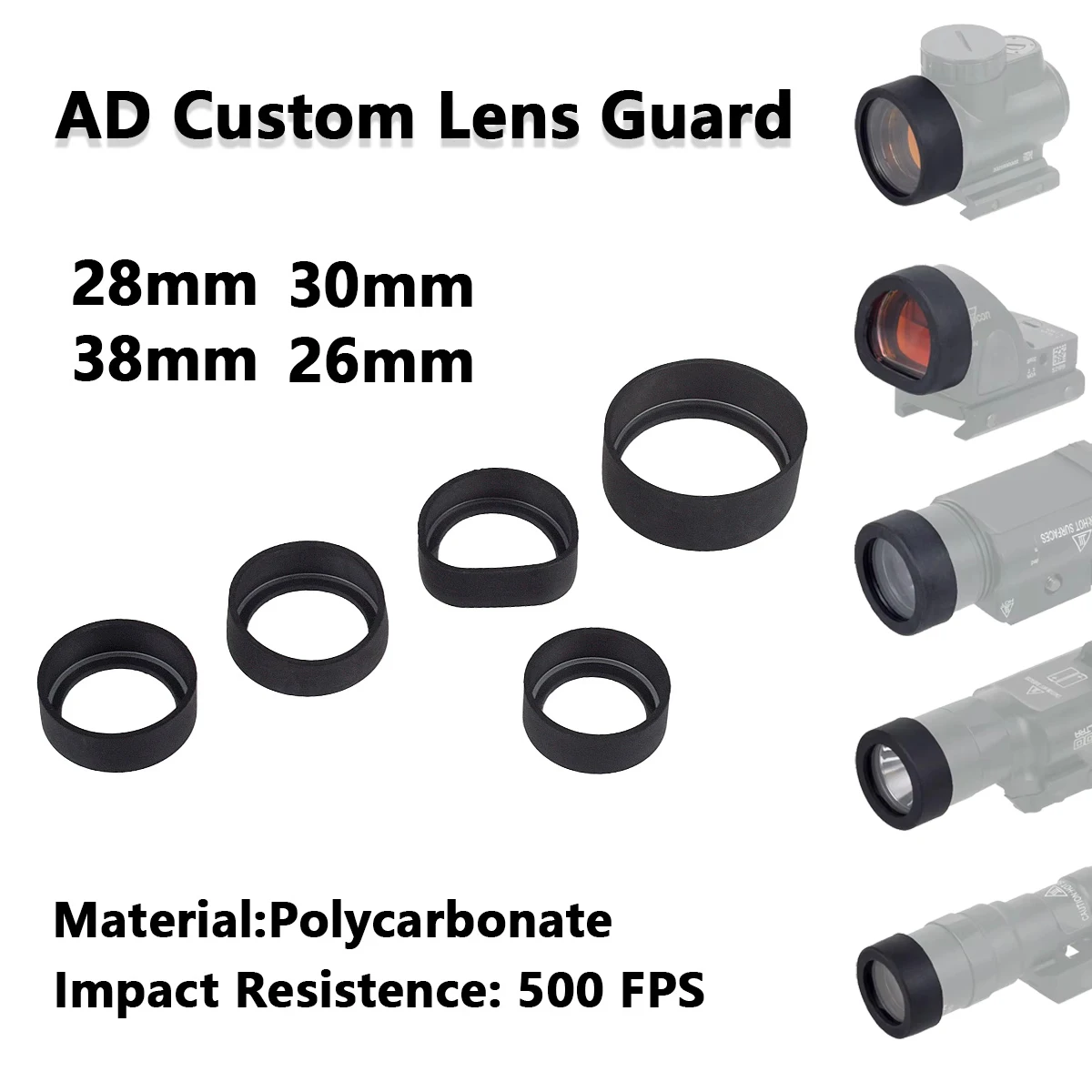 Защитный чехол для фонарика тактическое зеркало M300 M600 X300 X300V TR1 специальный