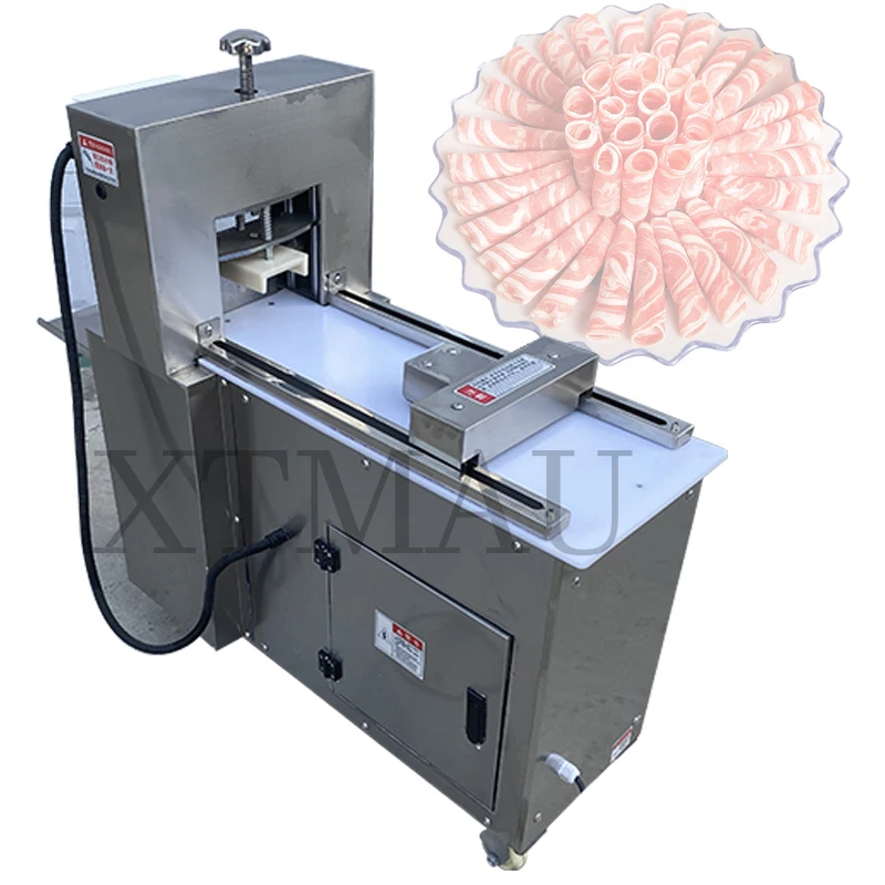 

110V 220V Electric CNC Single Cut Lamb Roll Machine Time Saving And Labor Saving Commercial Meat Roll Machine