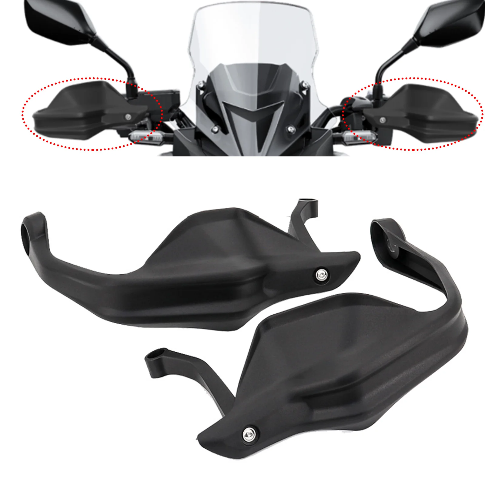 

Fit For Honda NC 750 X Motorcycle ABS Handguards NC700X NC750S CB650F CTX700 NC750X 2018 2019 2020 2021Hand Guards Protectors