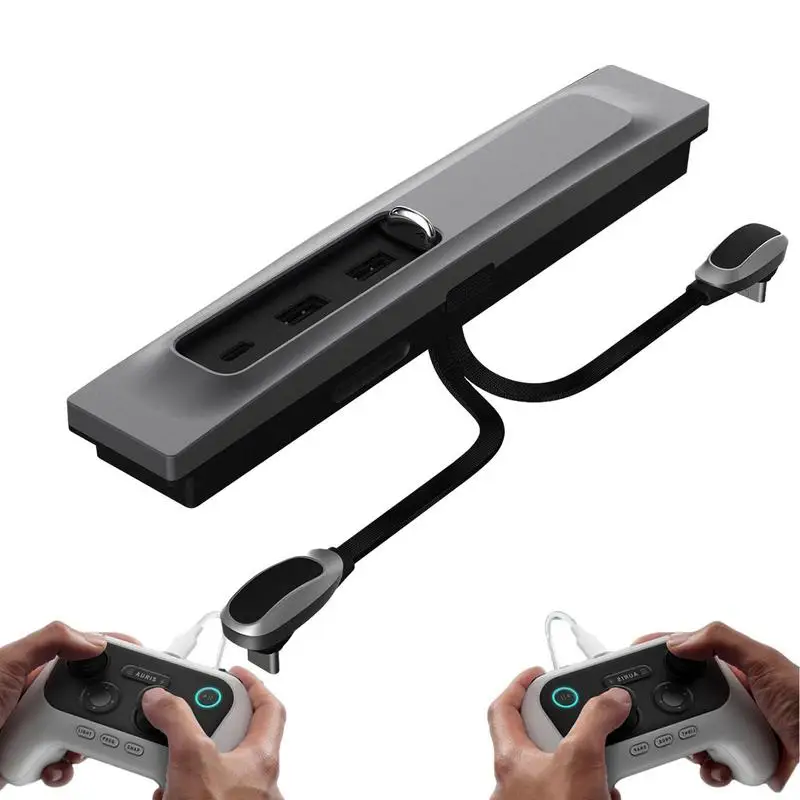 

LED Lighting 27W Quick Charger For 2021-2022 Car Model 3 Model Y Docking Station USB Shunt Hub Model 3 Model Y Accessories