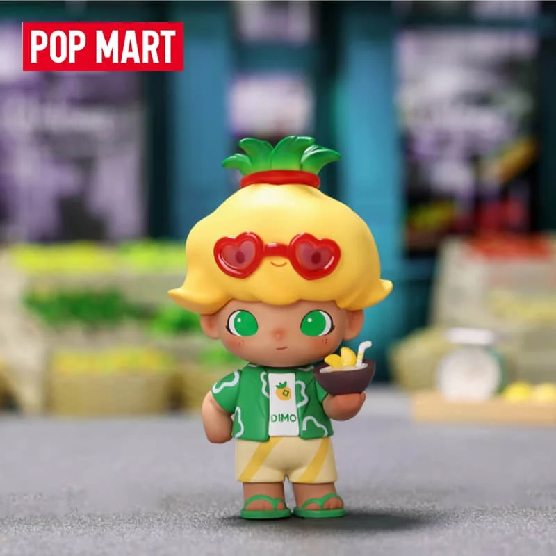 

POP MART DIMOO коллекция ананасов в кокосовом соке милые игрушки Фигурки героев