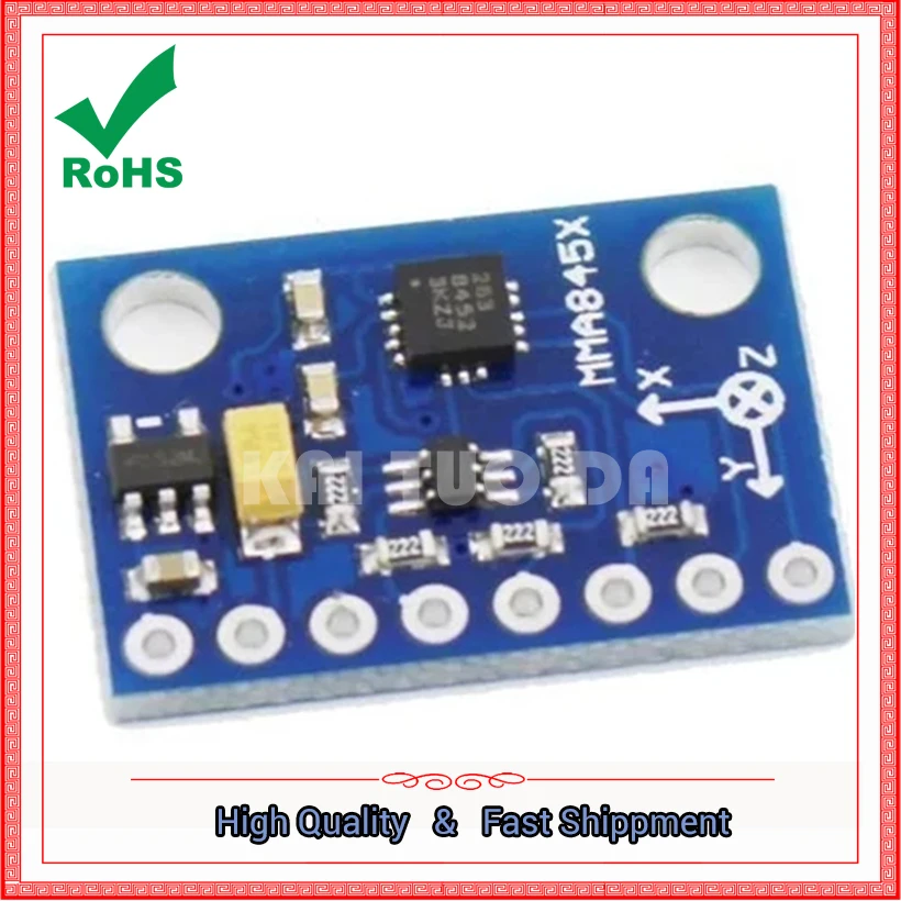 Модуль MMA8452Q 14-битный треххосный цифровой датчик ускорения и наклона плата связи