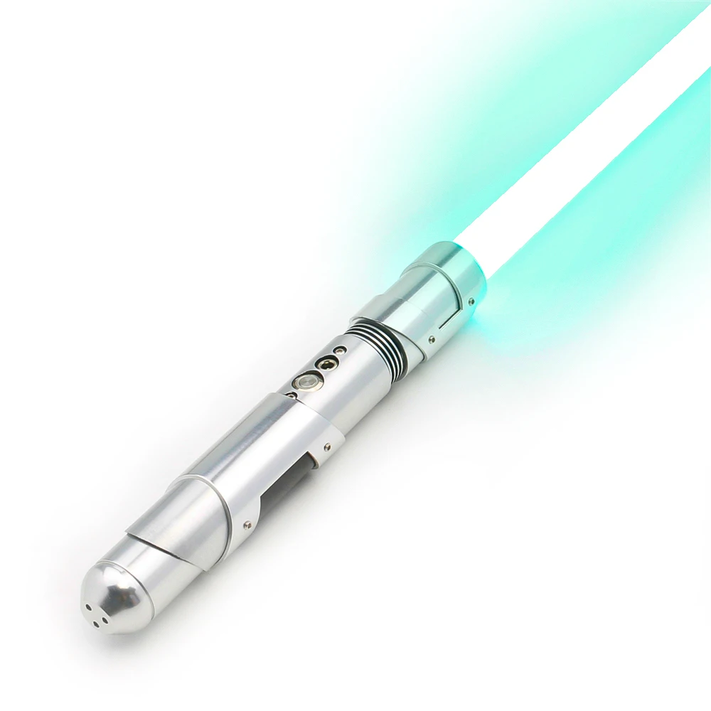 

X-TREXSABER Smooth Swing Q-bullet 10 комплектов soundguns, тяжелая дуэльная сила Blaster, металлическая ручка, RGB лазерный световой меч, игрушки TXQ