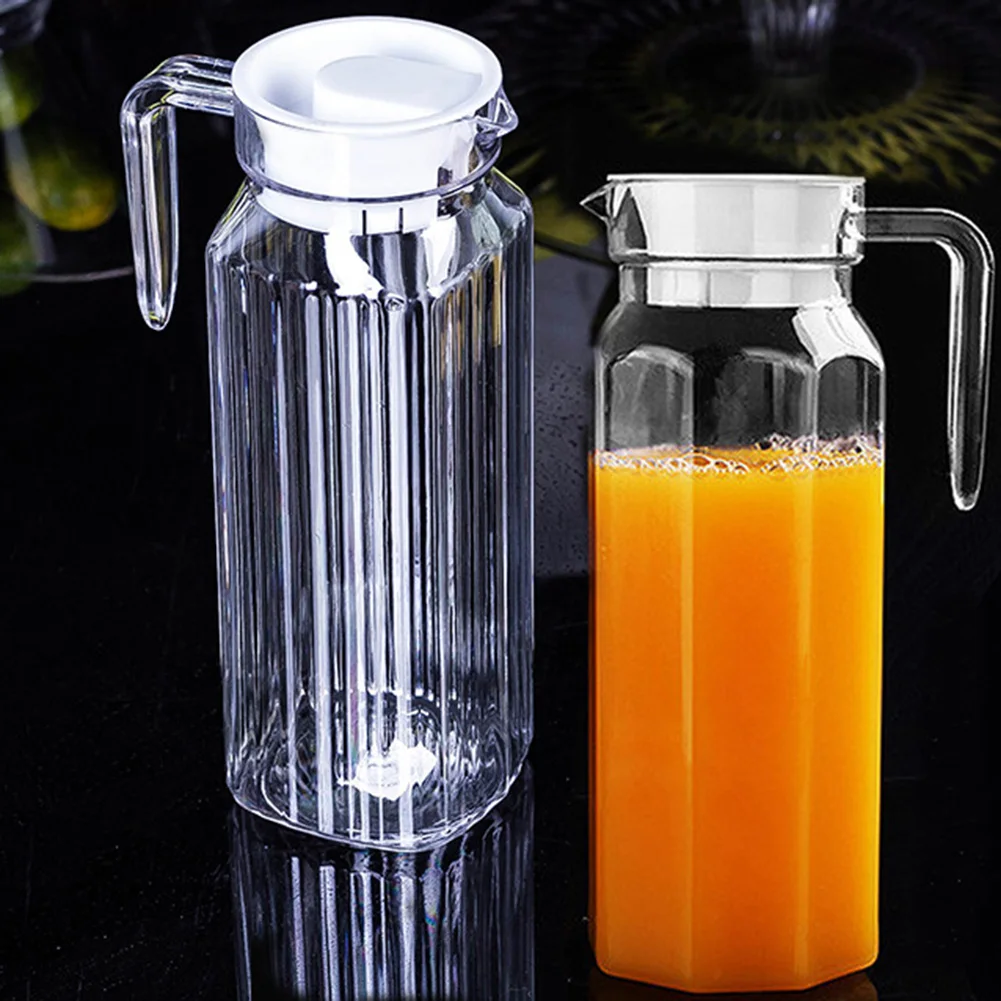 

1.1L Glass Beverage Pot Juice Pot Refrigerator Pot Home Supplies Restaurant Kitchen Can Be Placed In The Fridge Portable Clean