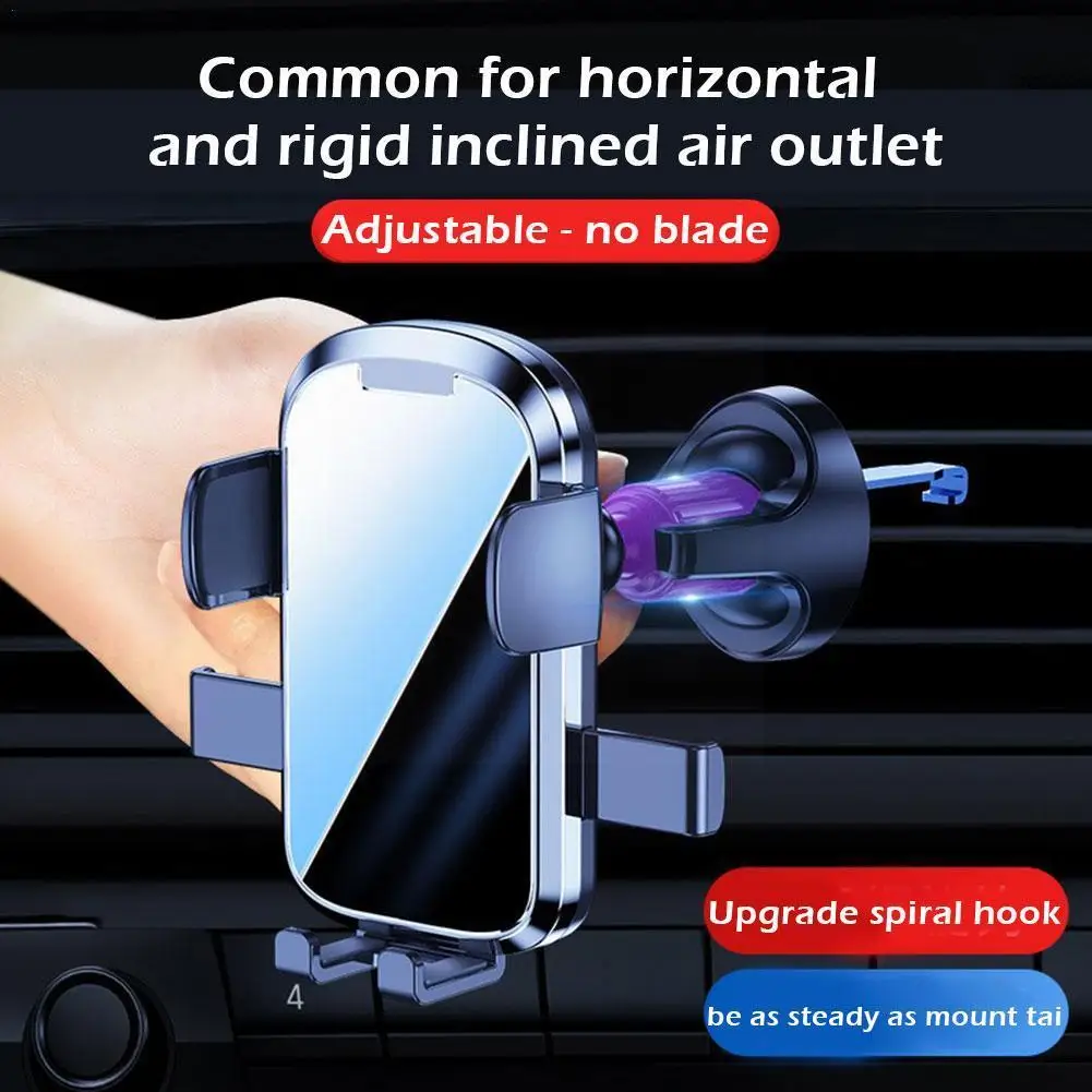 

Универсальный автомобильный держатель для телефона, подставка для мобильного телефона с крючком на вентиляционное отверстие, автомобильн...