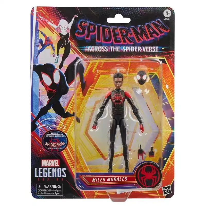В наличии: Коллекционная фигурка Майлза Моралеса из серии Hasbro Marvel Legends Через вселенные паутины – модель по мотивам аниме-фильма, игрушка для хобби. (art.: 3920dbfb56fde) - 3920dbfb56fde