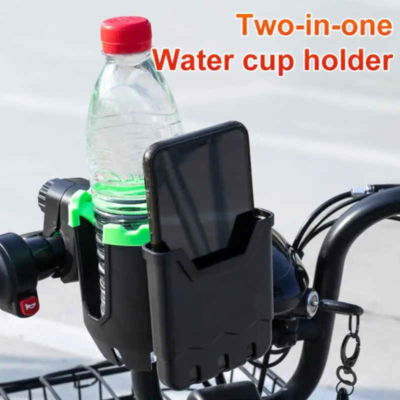 

2 In 1 Bike Water Bottle Cage Universal Multifunctional Cycling Bottles Holder With Mobile Phone Holder Cycling Accessories