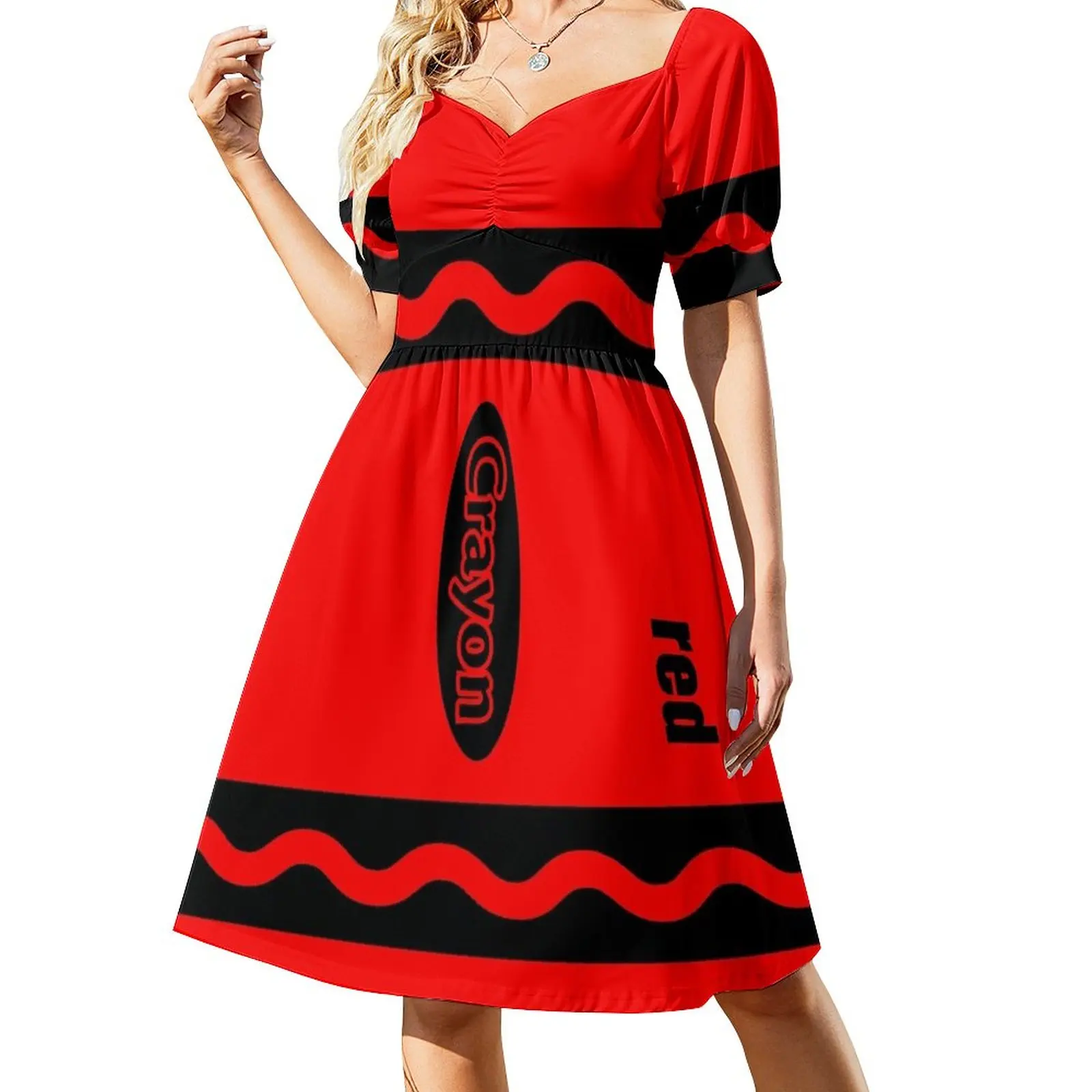 Женское платье без рукавов для подружки невесты