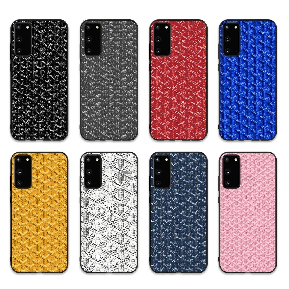 Модный роскошный чехол для телефона G-Goyards Samsung S 9 10 20 21 22 23 30 24 Plus Lite Ultra FE S10 Fundas