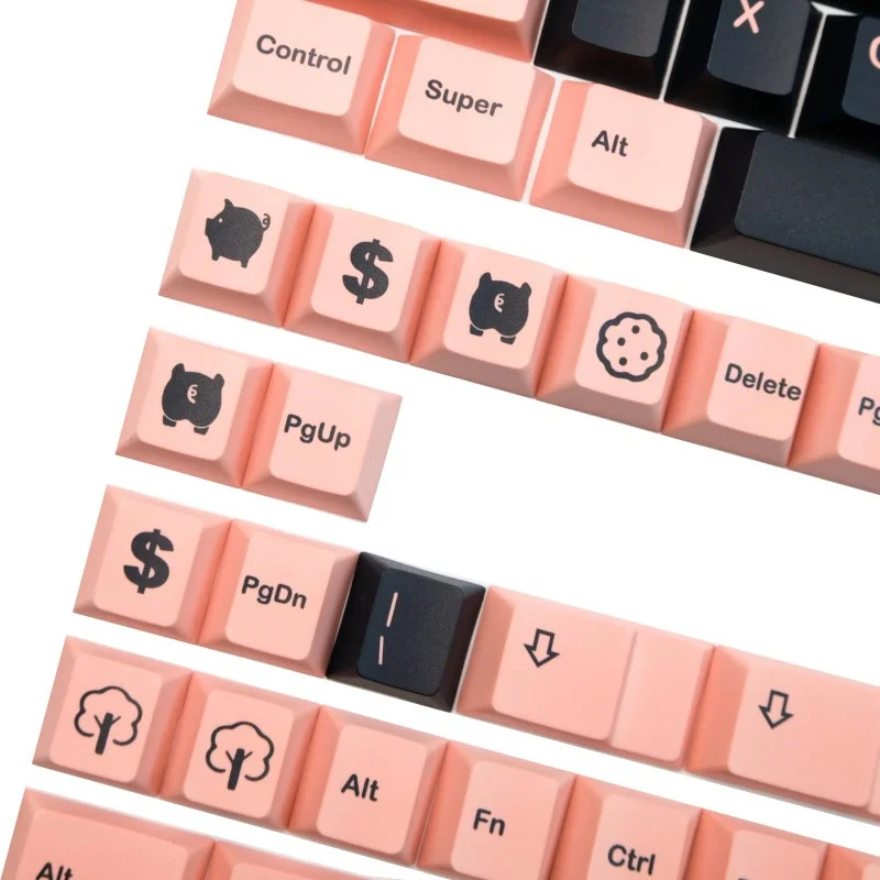 140 клавиш/комплект клавиши GMK трюфельшвейьский колпачки для клавиш PBT с