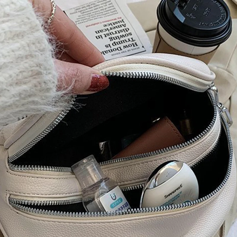 2023 Wide Strap Crossbody Bag For Women Soft Leather Women's Messenger Bags Large Ladies Sling Saddle Bags Female Shoulder Bag