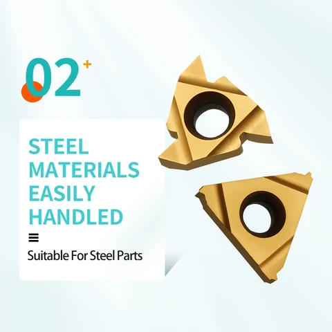 TOOLEYE 11ER 11IR A55 A60 Твердосплавные резьбовые вставки 0,5 0,75 1,0 1,25 1,5 1,75 2,0 2,5 ISO Инструменты с резьбовым лезвием из твердого сплава