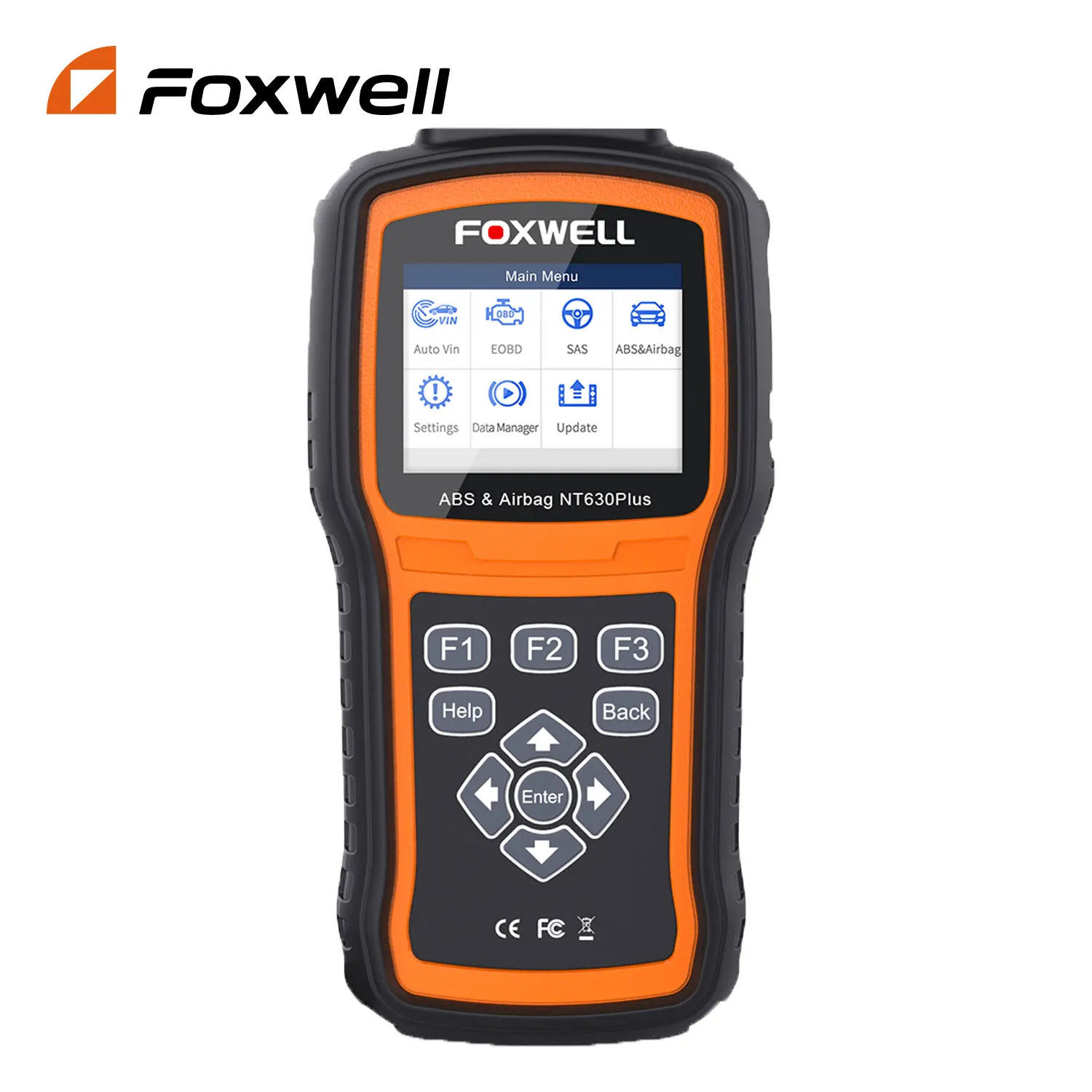 Сканер Foxwell NT630 Plus OBD2 для двигателя ABS SRS Safety SAS EPB диагностические инструменты с